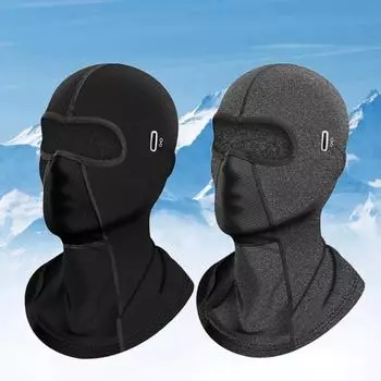 Уличная зимняя теплая кепка для бега, езды на велосипеде, солнцезащитный крем, пуловер, Балаклава, бархатная велосипедная шапка с полным лицом, головной убор, шапка для катания на коньках