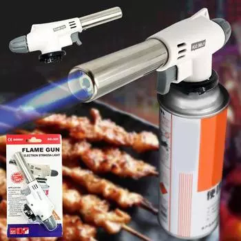 Уличное барбекю Кухня Выпечка Воспламенитель Карточный тип Газовый распылитель Керамический сердечник Распылитель Малая сварочная горелка 1PC