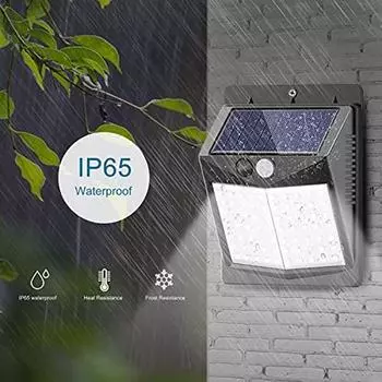 Уличное освещение уличные солнечные светильники охранное освещение солнечные датчики движения беспроводные уличные светильники IP65 водонепроницаемые дождевые светильники 1PC