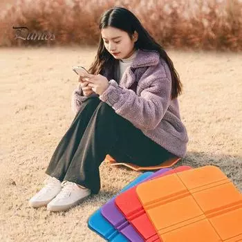 Уличное складное сиденье, портативный водонепроницаемый коврик для сидения из XPE, легкий коврик для сидения для путешествий, пикника, кемпинга, походов, рыбалки, стадиона синий