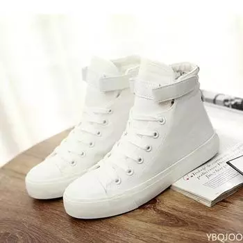 Уличные Дышащие Модные Легкие Кроссовки Нескользящая Плоская Повседневная Обувь Мужская Обувь Высокие Холщовые Кеды 36