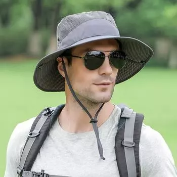 Уличные дышащие сетчатые походные рыболовные шапки для женщин и мужчин, летние солнцезащитные шляпы с защитой от ультрафиолета, рыбацкие шапки, мужская панама