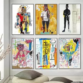 Уличные Граффити Абстрактное Выразительное Искусство Холст Плакат Современный Дом Настенная Живопись Печати Спальня Гостиная Декоративные Фрески 21x30cm No Frame
