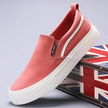 Уличные летние мокасины, повседневная обувь светлого цвета для мужчин, мягкая парусиновая обувь, удобные мужские мокасины, простые туфли без застежек на плоской подошве 38 чёрный