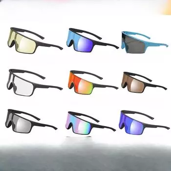 Уличные меняющие цвет очки для верховой езды, ветрозащитные очки с защитой от ультрафиолета, очки для беговых лыж, велосипедные беговые спортивные очки