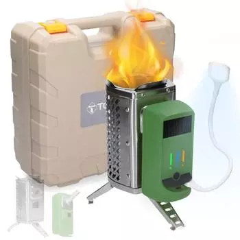 Уличные печи для кемпинга без дыма, портативная электрогенераторная печь, горелки для пикника, пешего туризма, машины