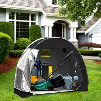 Уличные переносные навесы для хранения велосипедов, водонепроницаемые, устойчивые к ультрафиолетовому излучению, легко собираемые палатки для велосипедов армия зеленый