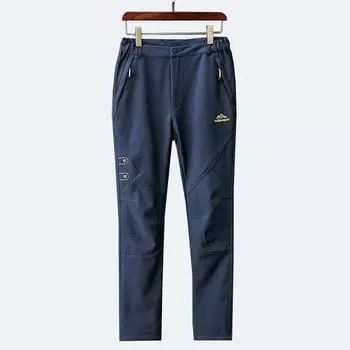 Уличные штурмовые брюки для мужчин и женщин плюс бархатные теплые мягкие флисовые брюки-качалки внутри ветрозащитные водонепроницаемые дышащие походные брюки L