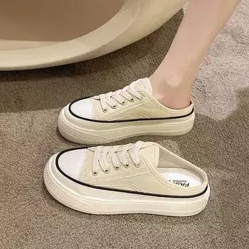 Уличные тапочки, белые мюли, женские тапочки и сандалии, натуральная кожа, маленький размер, VIP, летняя обувь, водонепроницаемая распродажа 35