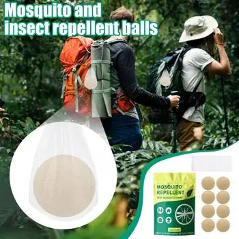 Уличные террасные шарики от комаров, средство от комаров во дворе, 8 шт. 15 мл One Size