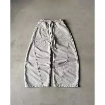 Уличные трендовые повседневные брюки, эластичные, свободного покроя, уличные танцевальные брюки Kpop Hip Hop, прямые повседневные брюки, уличная мода, наряд S