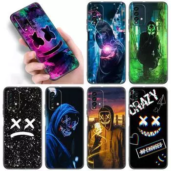 Уличный брендовый чехол для телефона для мальчиков и девочек для Xiaomi Redmi Note 10 9 Pro Max 10S 10T 9A 9C 9S 9T 8A 8T 8 7 Pro, мягкий черный чехол из ТПУ Redmi 8