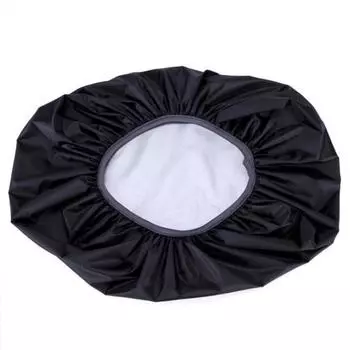 Уличный дождевик для альпинистского рюкзака Водонепроницаемый и пыленепроницаемый протектор для рюкзака Однотонный/камуфляжный дождевик Альпинизм Кемпинг Пеший туризм S чёрный