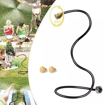 Уличный гибкий стоячий шланг Mister портативный садовый Misters герметичный антизасоряющийся легкий соединительный шланг Misters опрыскиватель S