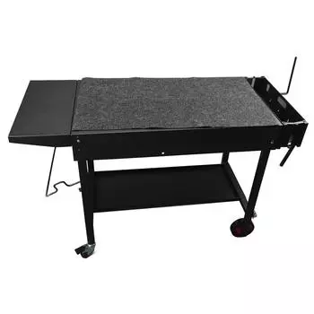 Уличный гриль-столовая тележка металлическая передвижная складная гриль-тележка стол для приготовления пищи подставка для гриля для кемпинга