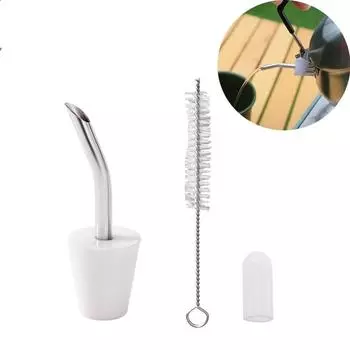 Уличный кофейник, носик, силиконовый носик, удлинитель чайного горшка, переходной носик из нержавеющей стали, фильтр для воды, носик, горшок для воды, тонкий носик белый