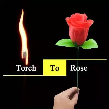 Уличный магический реквизит 10 шт. набор фокусов «Факел с розами» для исповеди на День святого Валентина 1 set