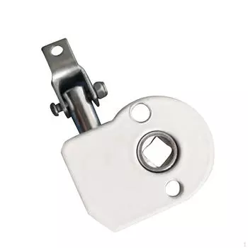 Уличный металлический тент с кривошипно-шатунным механизмом, белый цвет, удобная установка, профессиональные детали солнцезащитных козырьков