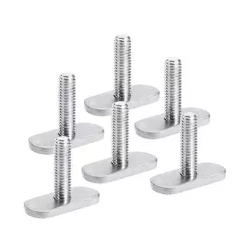 Уличный мини-инструмент для катания на водных лыжах, нержавеющая сталь 316, винты для каяков, гайки для рельсовых направляющих, аксессуары для лодок каноэ, рельсы, болты, детали для рыбалки 1pcs-M5