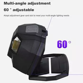 Уличный налобный фонарь с боковым освещением, супер яркий, высокий люмен, перезаряжаемый, водонепроницаемый, с датчиком движения, налобный фонарь, снаряжение для кемпинга чёрный