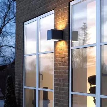Уличный настенный светильник LED Современный Лестничный Вход Балкон Дом Садовая Дверь Терраса Переднее Крыльцо 110 В 220 В Водонепроницаемый Настенный Светильник warm light