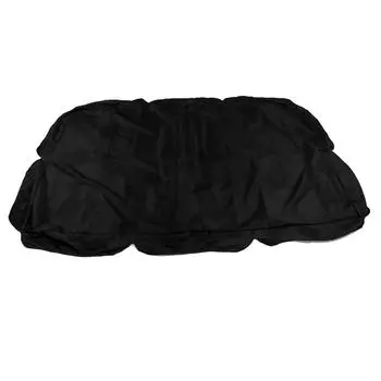 Уличный навес для качелей с серебряным покрытием из ткани Оксфорд, водонепроницаемый верхний чехол для кресла-качалки для сада от солнца чёрный