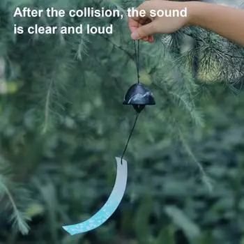 Уличный подвесной железный колокольчик с громким четким звуком, винтажный металлический колокольчик для пешего туризма, кемпинга, подвесной ветрозвон, украшение, подвеска