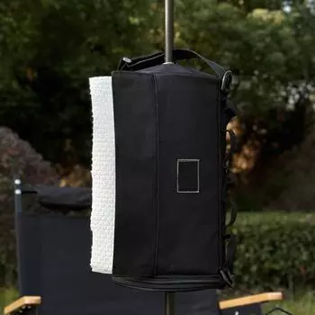 Уличный рулонный бумажный мешок, прочный, большой емкости, портативный, для кемпинга, пешего туризма, скалолазания, многофункциональный держатель для рулона туалетной бумаги, диспенсер, органайзер, сумка чёрный
