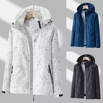 Уличный штурмовой костюм, мужское пальто, ветрозащитный водонепроницаемый альпинистский костюм, мужская большая рабочая куртка с несколькими карманами M чёрный