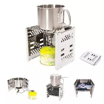 Уличный складной гриль-барбекю с сумкой для хранения, прочный, из нержавеющей стали, многофункциональный, для кемпинга и пикника