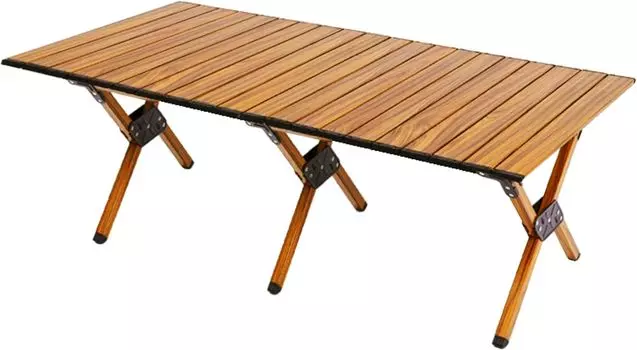 Уличный складной стол с выдвижной крышкой, легкий, компактный, для кемпинга, простая сборка, сумка для хранения в комплекте, для внутреннего использования, для кемпинга, для улицы, переносной, D x 60 x