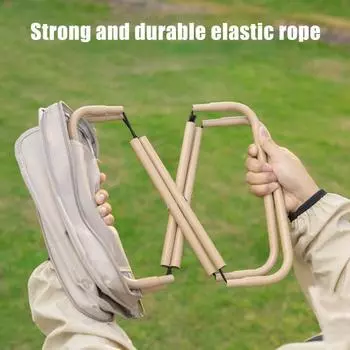 Уличный складной стул сумка для хранения портативный легкий прочный складной стул для кемпинга, походов, пикников, рыбалки чёрный