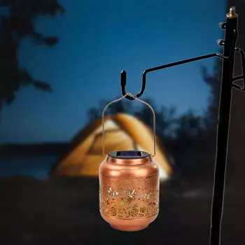 Уличный солнечный фонарь, декоративная лампа, подвесные светильники для сада, металлическое украшение для Butterfly