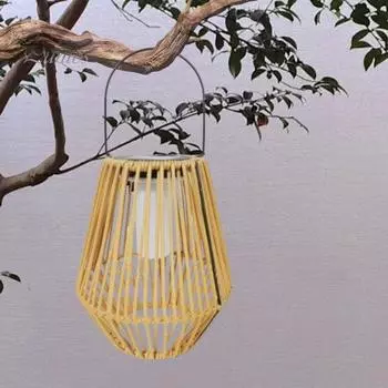 Уличный солнечный фонарь с ручкой, мягкий теплый свет, автоматическая зарядка, водонепроницаемый, управляемый светом, садовый солнечный светильник, декор хаки