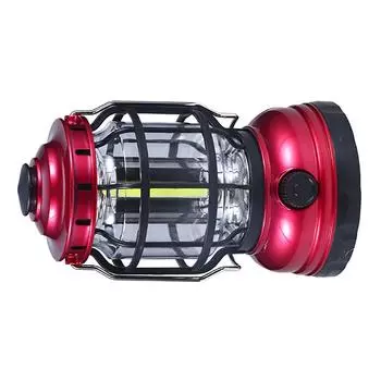 Уличный солнечный кемпинговый фонарь USB перезаряжаемый ретро кемпинговый свет COB зарядка красный