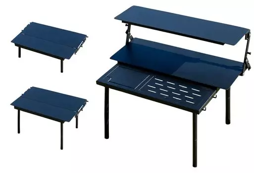 Уличный стол Chabudai Kitchen Dining Table 3Way Outdoor Table Camping (LDK-Ver.mono-outlet) чёрный