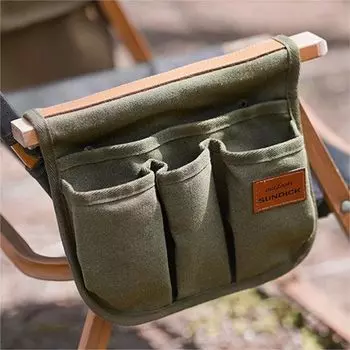 Уличный стул, боковой карман, сумка для хранения на стуле, настенный карман для стула, сумка для хранения на пляже, кемпинг, большая вместимость