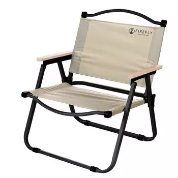 Уличный стул складной стул низкий стул кемпинг ультра легкий прочный грузоподъемность 100 кг взрослые дети (бежевый)