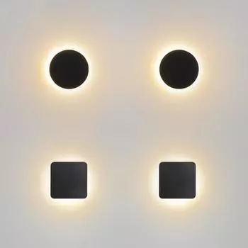 Уличный светодиодный настенный светильник 8 Вт, водонепроницаемый, IP65, настенные светильники для домашнего декора, сад, коридор, балкон, ванная комната, крыльцо, светильник AC85-265V Warm White