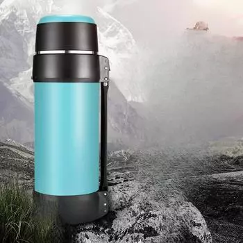 Уличный термос объемом 1800 мл. Большой дорожный автомобильный термос. Термос большой емкости. 1.1L-2L