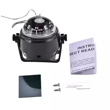Уличный высокоточный светодиодный автомобильный лодочный морской военный цифровой магнитный компас