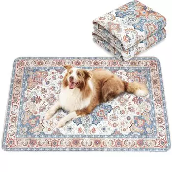 ULIGOTA Моющаяся простыня для собак и моющаяся этническая подстилка для домашних животных, быстроразовая, 81 шт. для кошек, коврик, коврик, узор, коврик, моющийся, сушка,