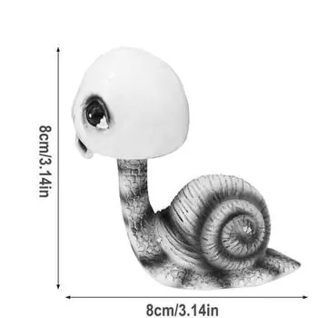 Улитка Череп Трясущийся Сад На Открытом Воздухе Животные Фигурки Декор Статуя Улитки Череп