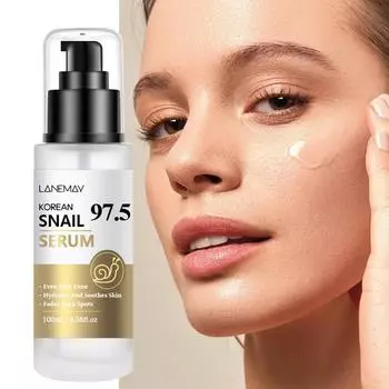 Улиточная эссенция для лица с коллагеном Жидкость увлажняет и уменьшает мелкие морщины 100ml