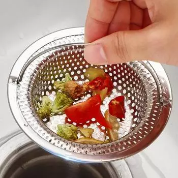 Уловитель отходов, легкий, безопасный, нержавеющий, сменный фильтр для кухонной мойки, сливная пробка B