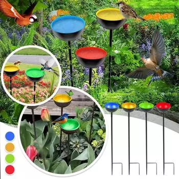 Уловители дождя, дворовая кормушка для птиц, поилка для пчел, садовые вставки для сбора дождевой воды One Size синий