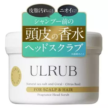ULRUB Head Scrub 200g [Spa Experience] Citrus Basil Fragrance Scalp Hair Healthy Cleaning CICA Centella Centella Salt Kucha Hair Scrub Head Spa Scalp