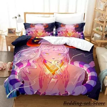 Ulti Anime Bedding Set Single Twin Full Queen King Size Bed Set Adult Kid Bedroom Duvetcover Sets Anime Parure de lit Bed 70x133cm 2pcs