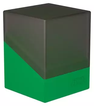 Ultimate Guard Boulder Deck Case Synergy UGD011334 100+ Black/Green