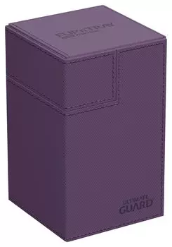 Ultimate Guard Deck Case Xeno Skin Mono Color Purple Flip`n`Tray 100+ фиолетовый